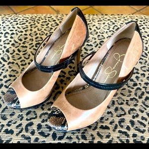 Jessica Simpson high heeled shoes